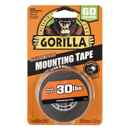 gorilla heavy duty mounting tape 1.52m front view