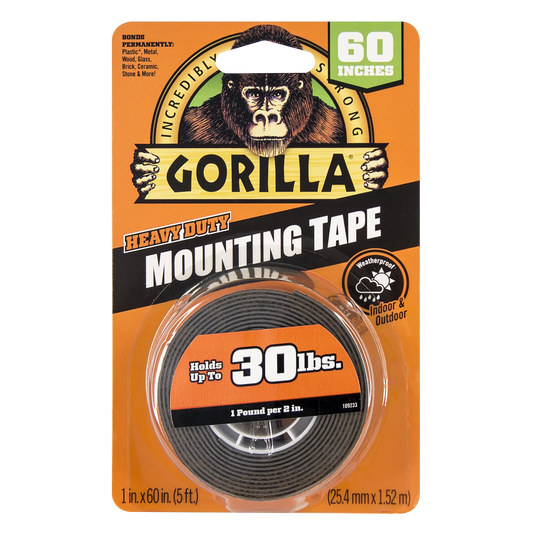 gorilla heavy duty mounting tape 1.52m front view