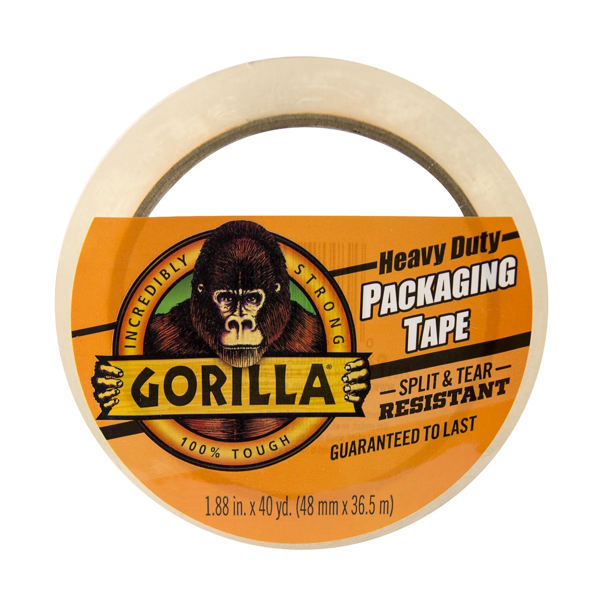 gorilla heavy duty packaging tape 36.5m front view