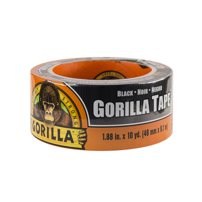 gorilla tape black 9.1m flat view