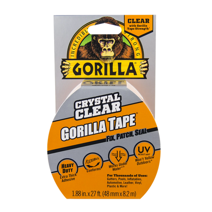 gorilla crystal clear repair tape 8.2m front view