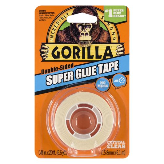 gorilla double sided super glue tape front view