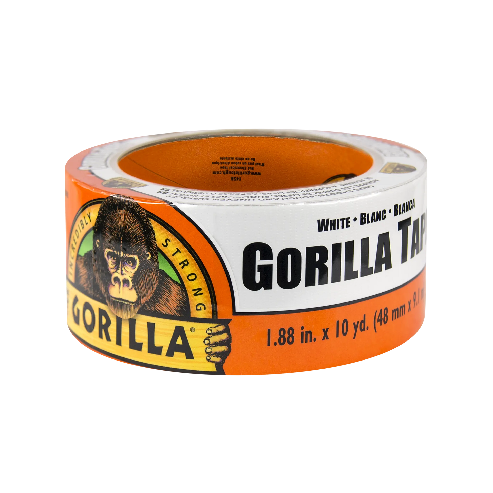 gorilla tape white 9.1m flat view