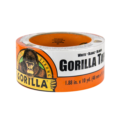 gorilla tape white 9.1m flat view