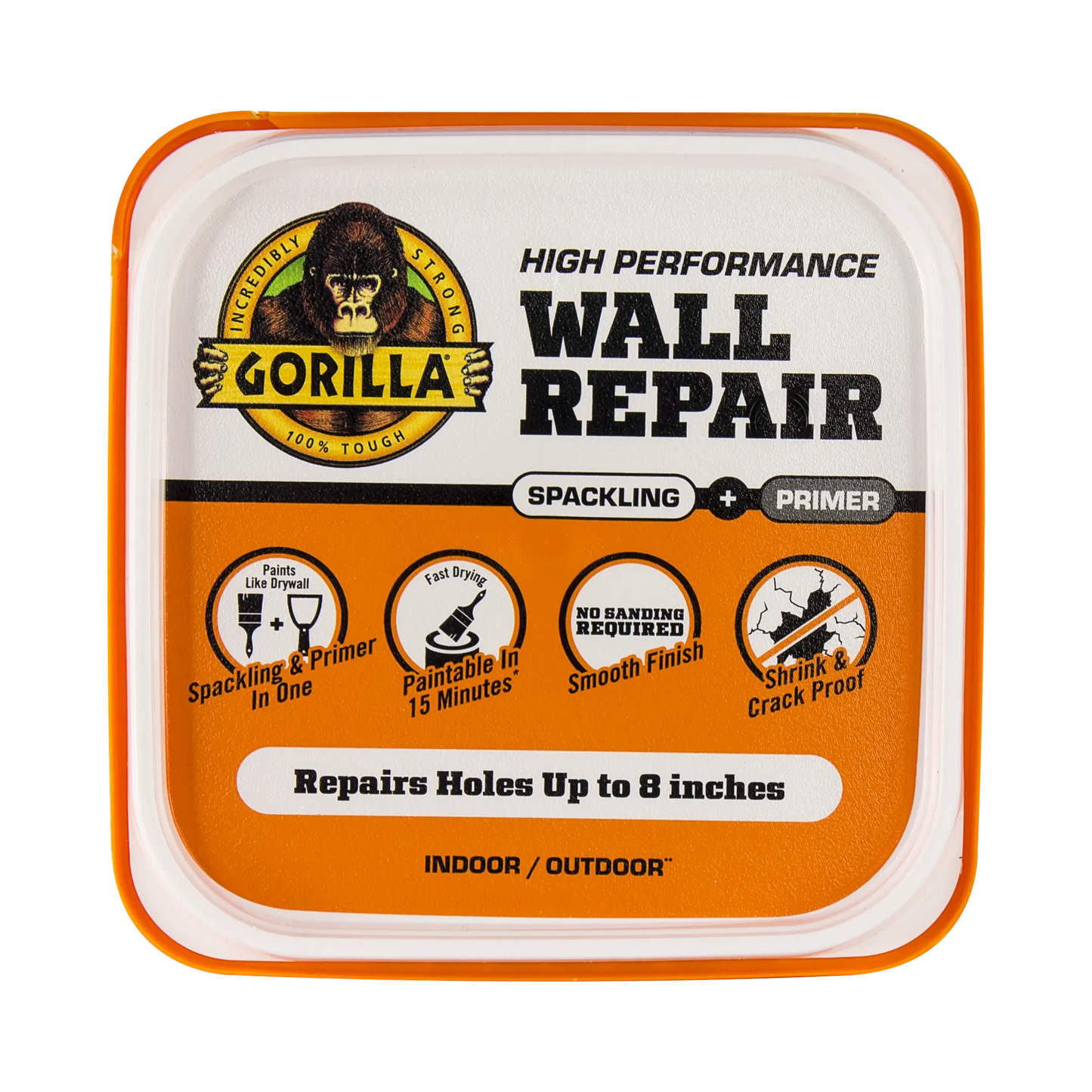 gorilla wall repair paste 236ml front view