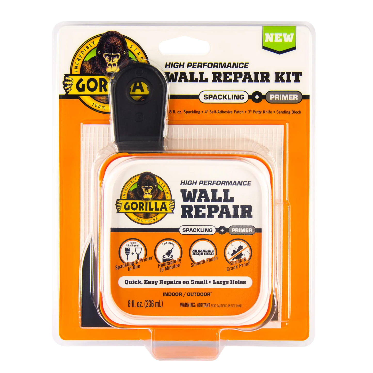 gorilla wall repair kit front view